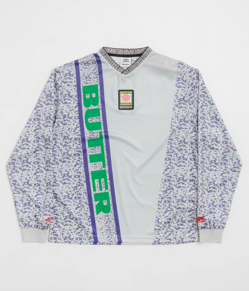 Butter Goods x Umbro Goalie Jersey in Cement and Dusk