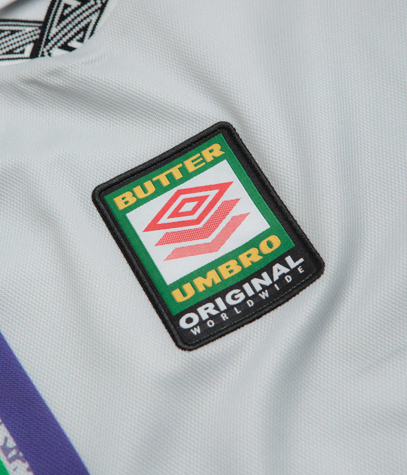 Butter Goods x Umbro Goalie Jersey in Cement and Dusk