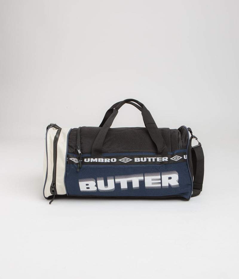 Butter Goods x Umbro Training Bag in Forest and Navy / Sand