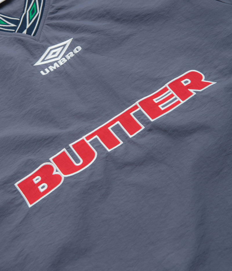 Butter Goods x Umbro Training Sweatshirt in Slate and Navy