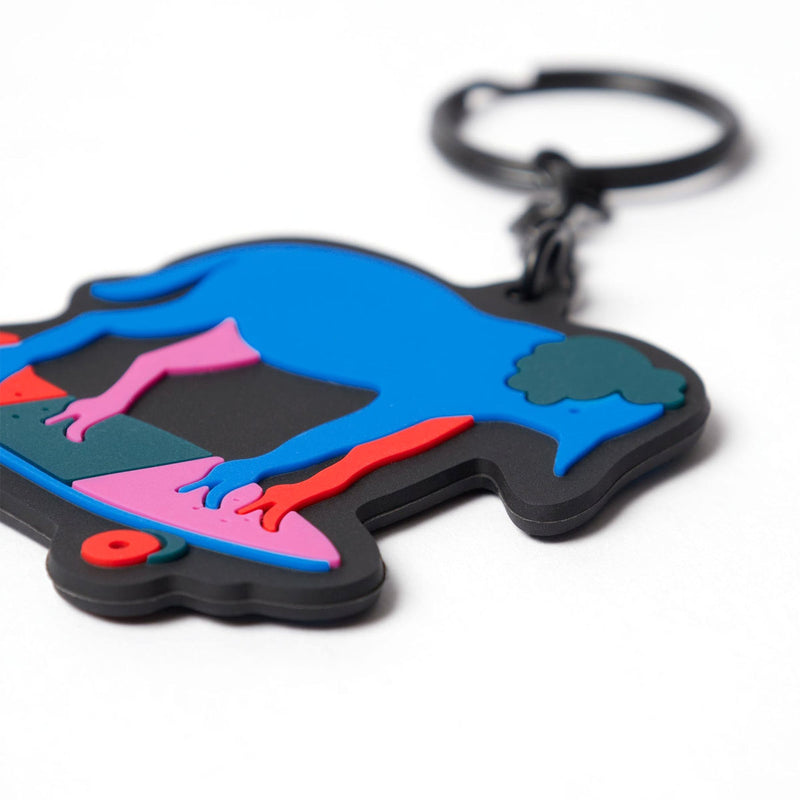 By Parra Jean Pierre Le Douche Keychain - Blue