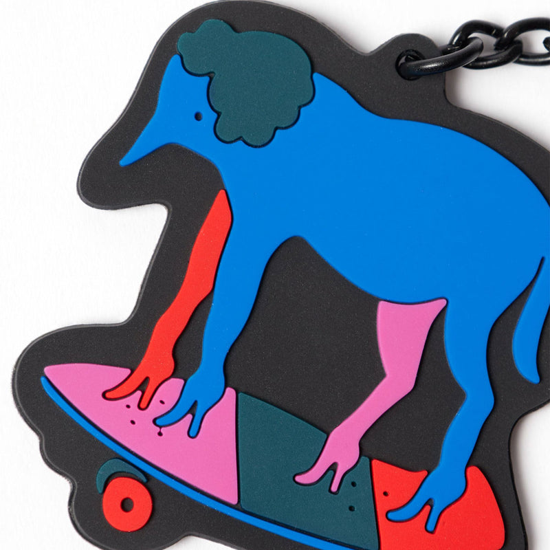 By Parra Jean Pierre Le Douche Keychain - Blue