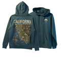 California Map Hoodie