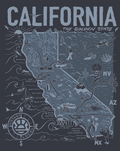 California Map Tee