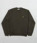 Carhartt Chane Crewneck Sweatshirt in Cypress and Gold