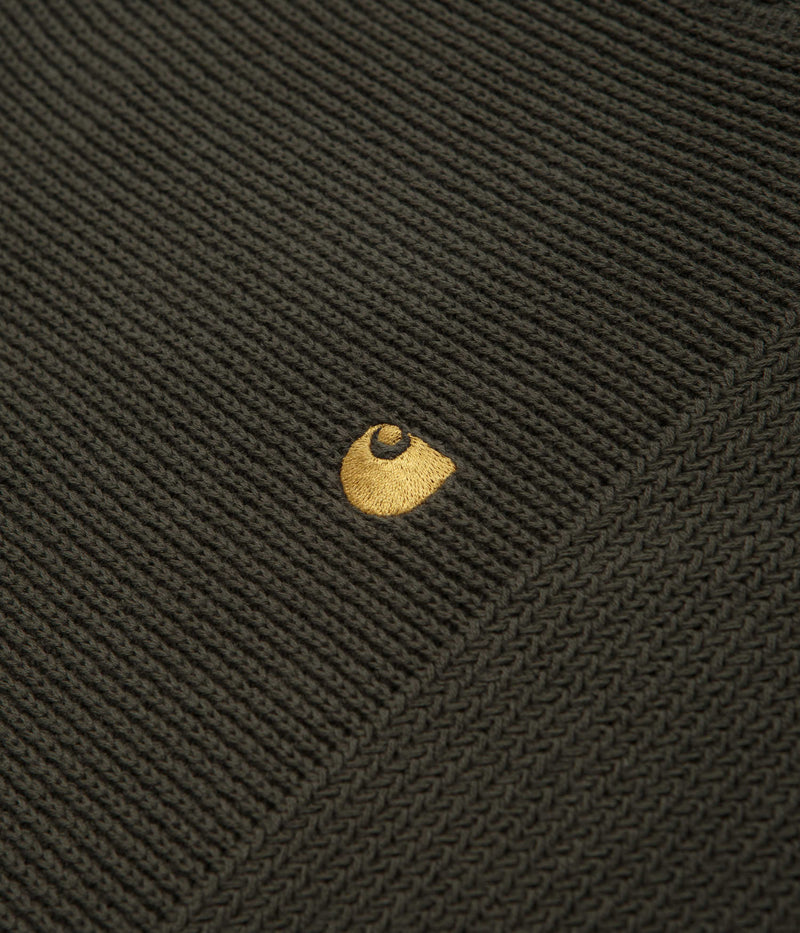 Carhartt Chane Crewneck Sweatshirt in Cypress and Gold