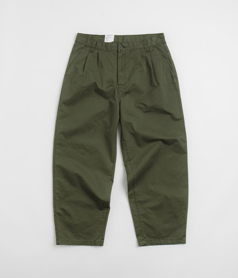 Carhartt Merrick Pants in Stone Washed Office Green