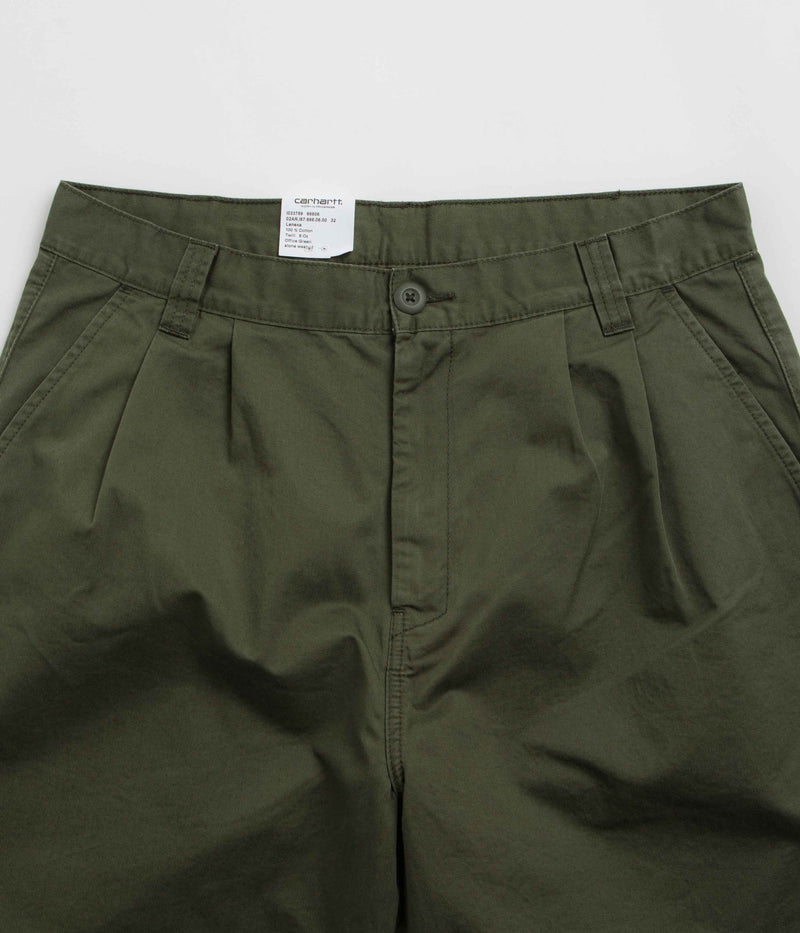 Carhartt Merrick Pants in Stone Washed Office Green