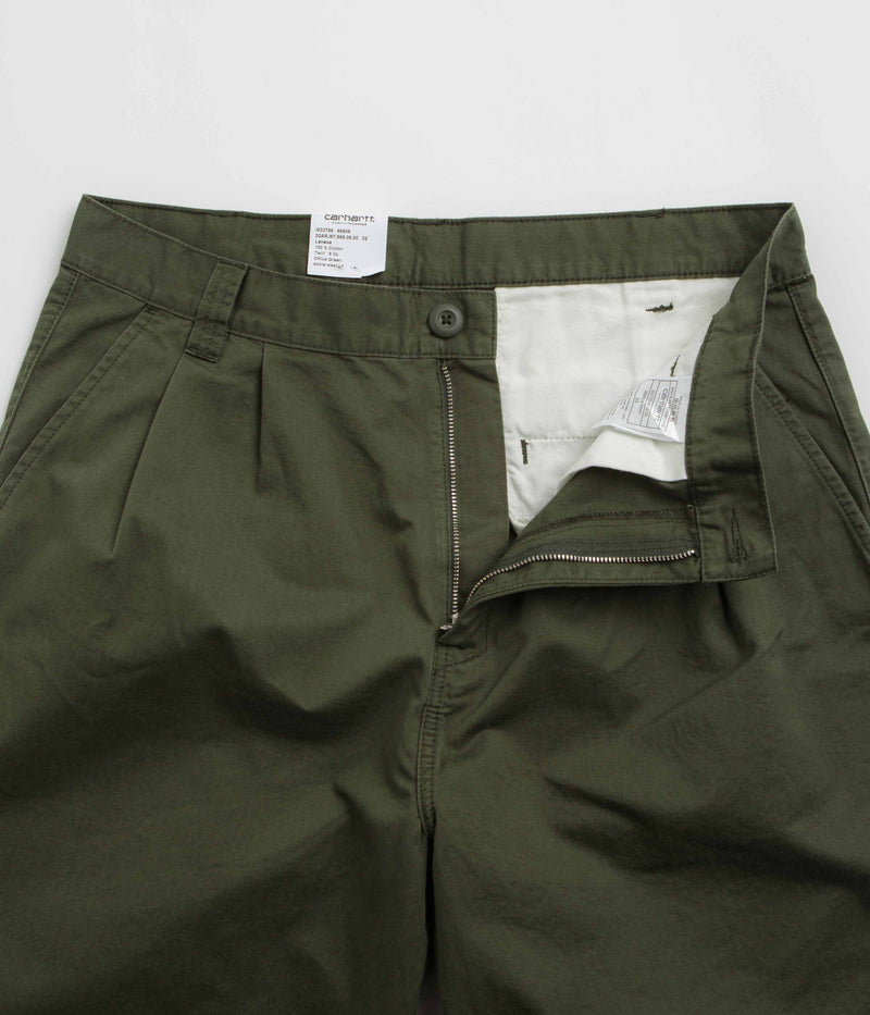 Carhartt Merrick Pants in Stone Washed Office Green