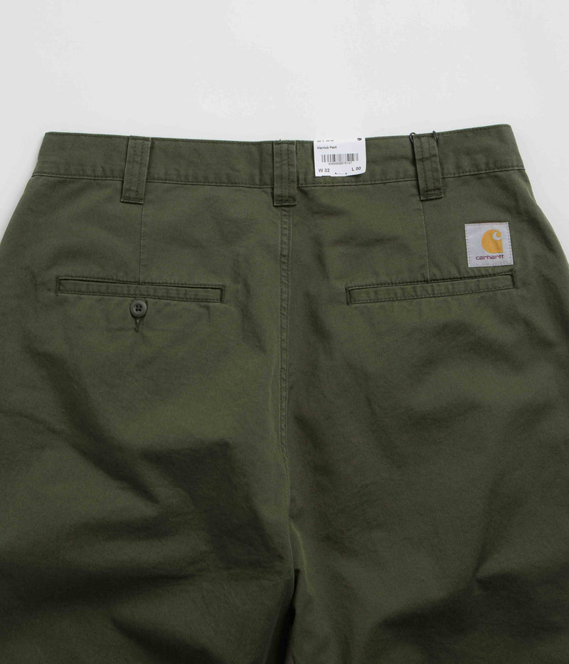 Carhartt Merrick Pants in Stone Washed Office Green