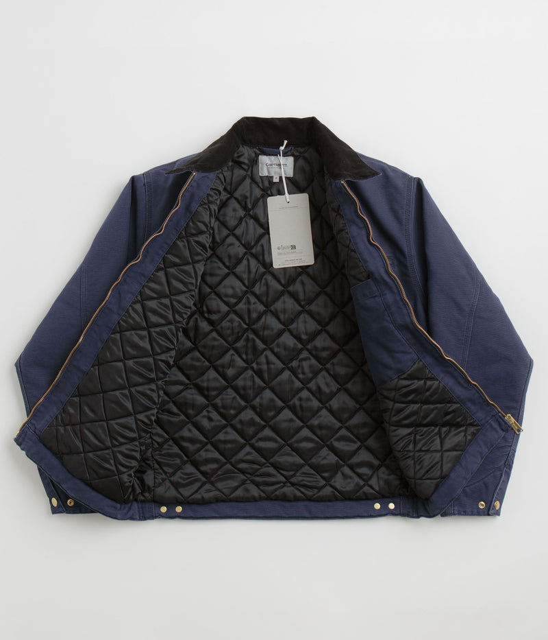 Carhartt OG Detroit Jacket in Air Force Blue and Black
