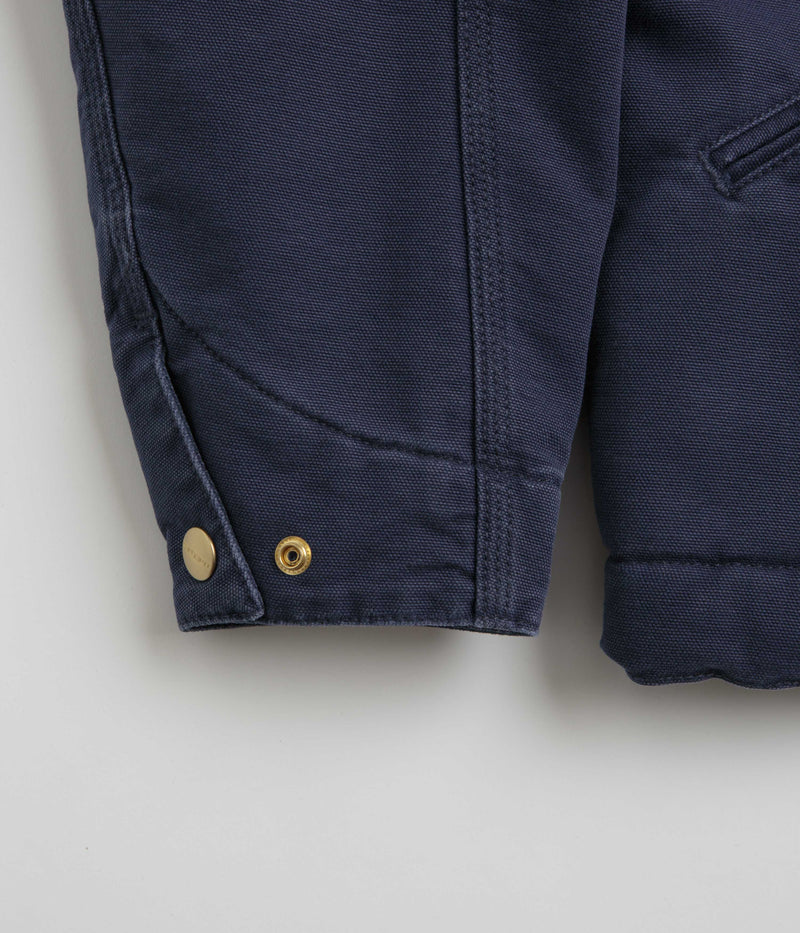 Carhartt OG Detroit Jacket in Air Force Blue and Black