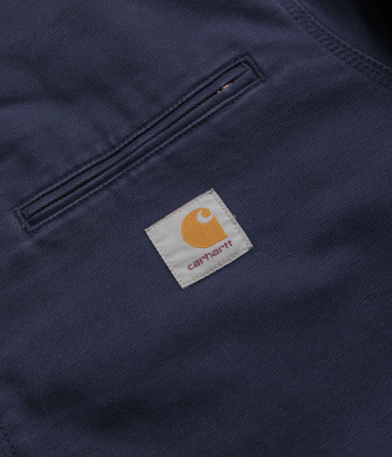 Carhartt OG Detroit Jacket in Air Force Blue and Black