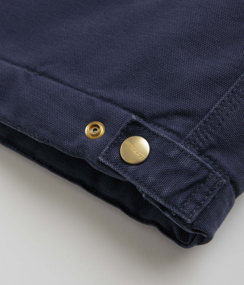 Carhartt OG Detroit Jacket in Air Force Blue and Black