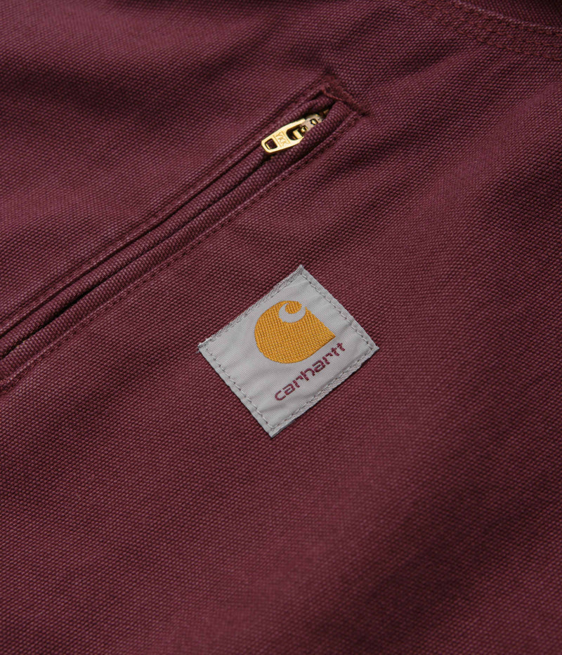 Carhartt OG Detroit Jacket in Malbec and Black