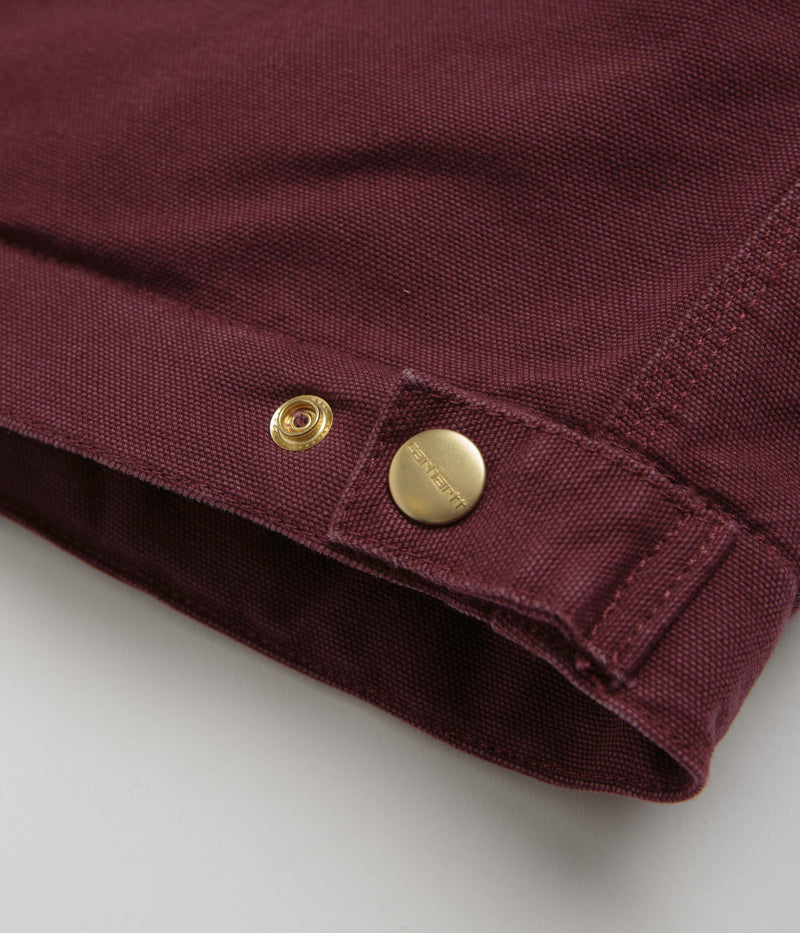 Carhartt OG Detroit Jacket in Malbec and Black