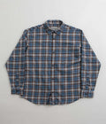 Carhartt Yuma Shirt Twill Flannel Shirt in Storm Blue