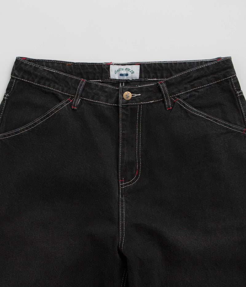 Cash Only Halftime Jeans in Distressed Black