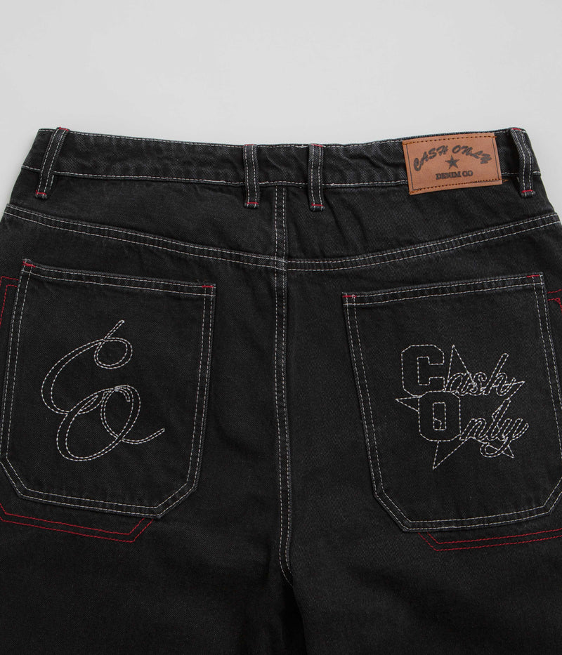 Cash Only Halftime Jeans in Distressed Black