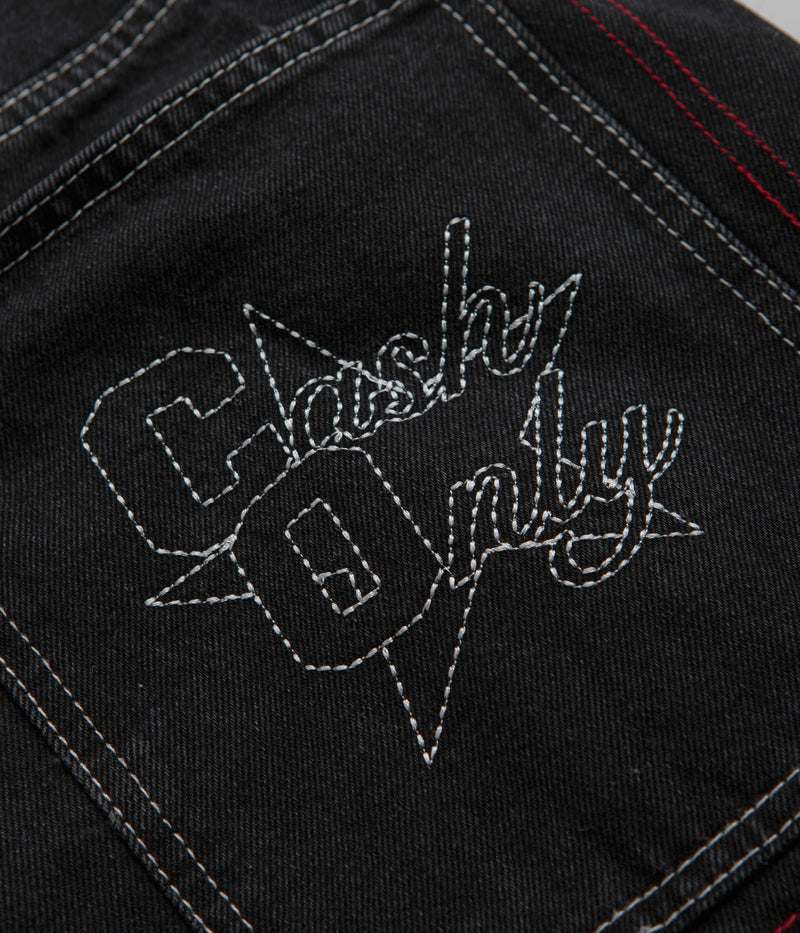 Cash Only Halftime Jeans in Distressed Black