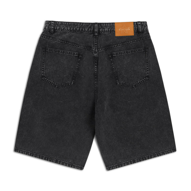 CCS 97 Star Denim Shorts - Acid Wash Black