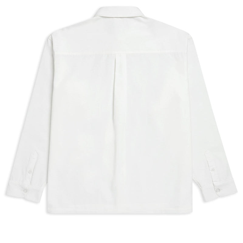 CCS Custom Embroidered Box Oxford Shirt - White