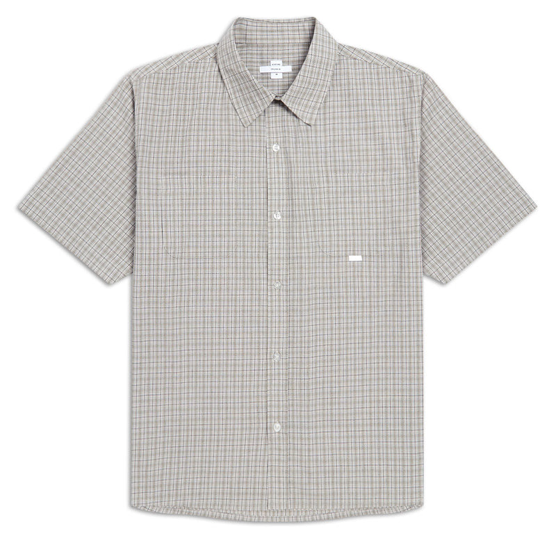 CCS Frankie Shirt - Grey/Green Plaid