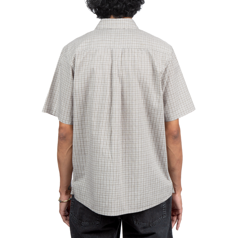 CCS Frankie Shirt - Grey/Green Plaid