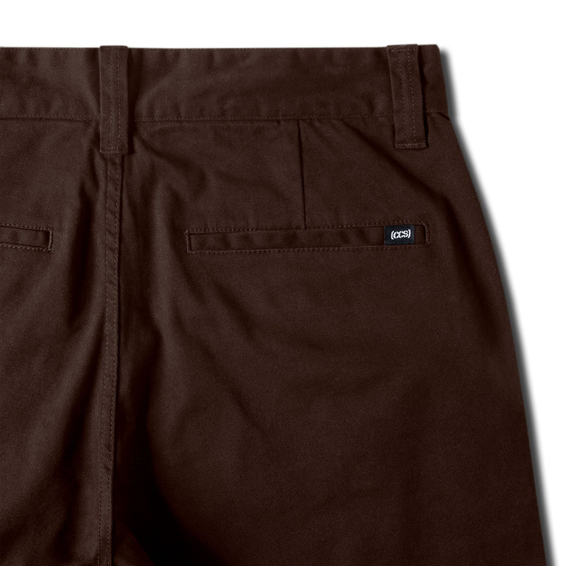 CCS Slim Stretch Chino Pants - Brown