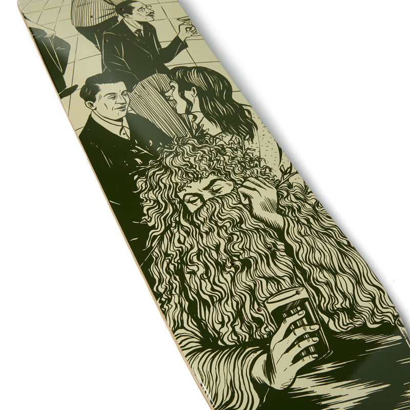 CCS Social Camouflage Bar Skateboard Deck - Green