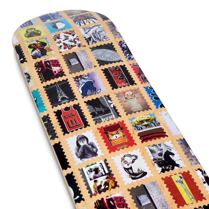CCS Stamp Archive Mini Skateboard Deck - Multi
