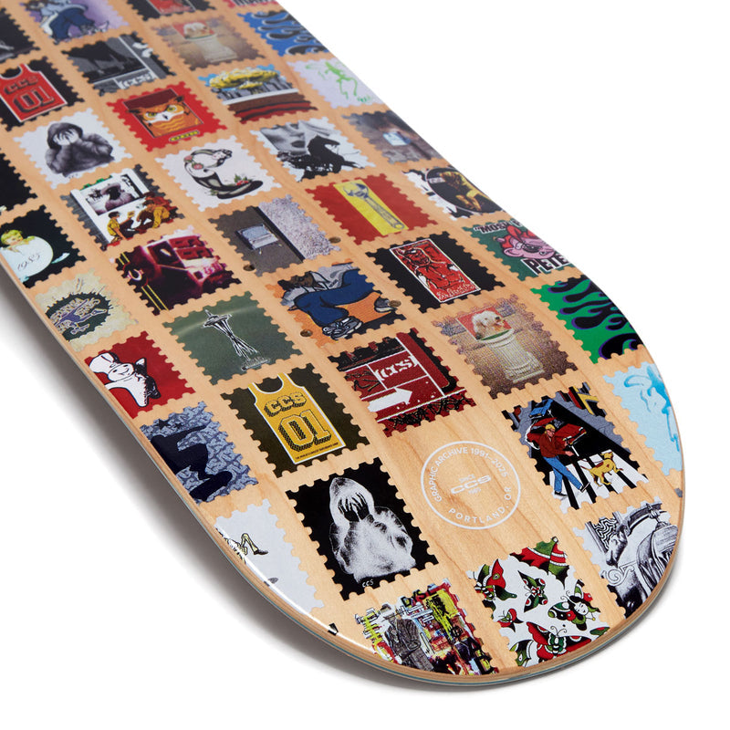 CCS Stamp Archive Skateboard Deck - Multi