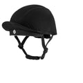 Charles Owen Phoenix Skull Cap-  Black/Silver