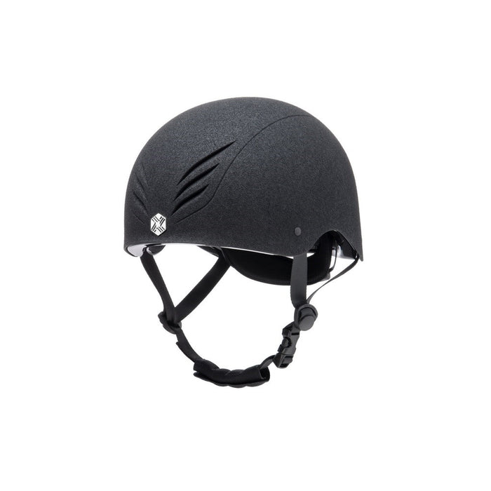 Charles Owen Phoenix Skull Cap-  Black/Silver