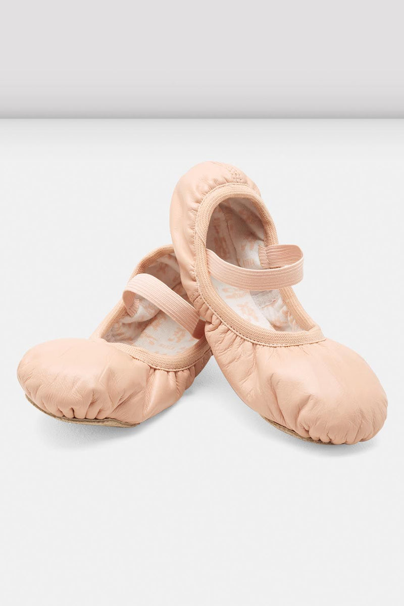 Childrens Giselle Leather Ballet Shoes - BLOCH US