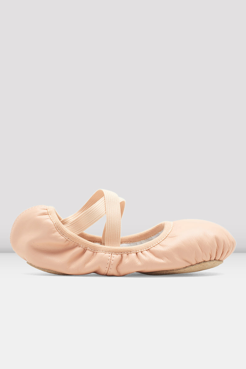 Childrens Odette Leather Ballet Shoes - BLOCH US
