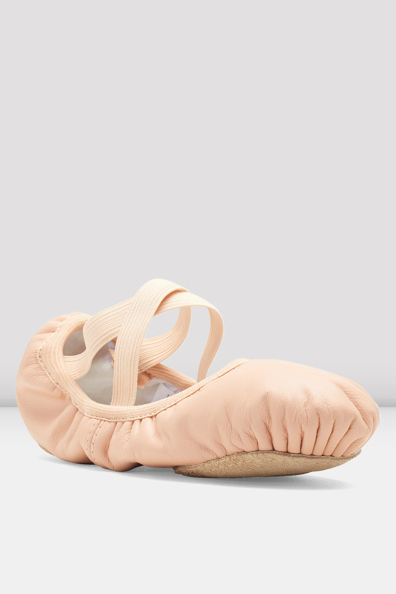 Childrens Odette Leather Ballet Shoes - BLOCH US