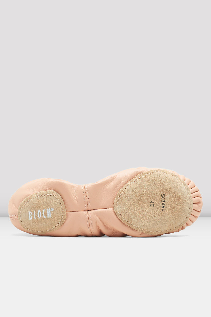 Childrens Odette Leather Ballet Shoes - BLOCH US