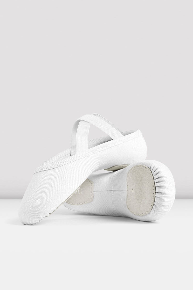 Childrens Performa Stretch Canvas Ballet Shoes - BLOCH US