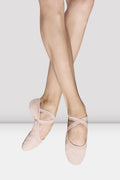 Childrens Performa Stretch Canvas Ballet Shoes - BLOCH US
