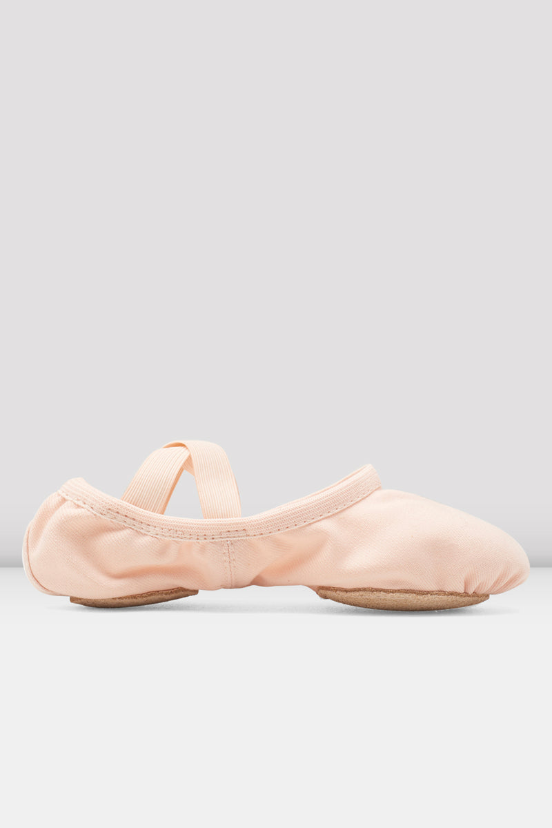 Childrens Performa Stretch Canvas Ballet Shoes - BLOCH US