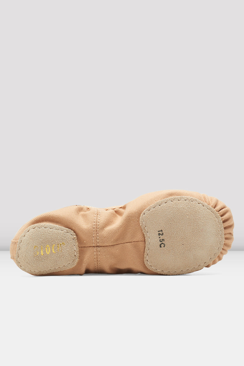 Childrens Performa Stretch Canvas Ballet Shoes - BLOCH US