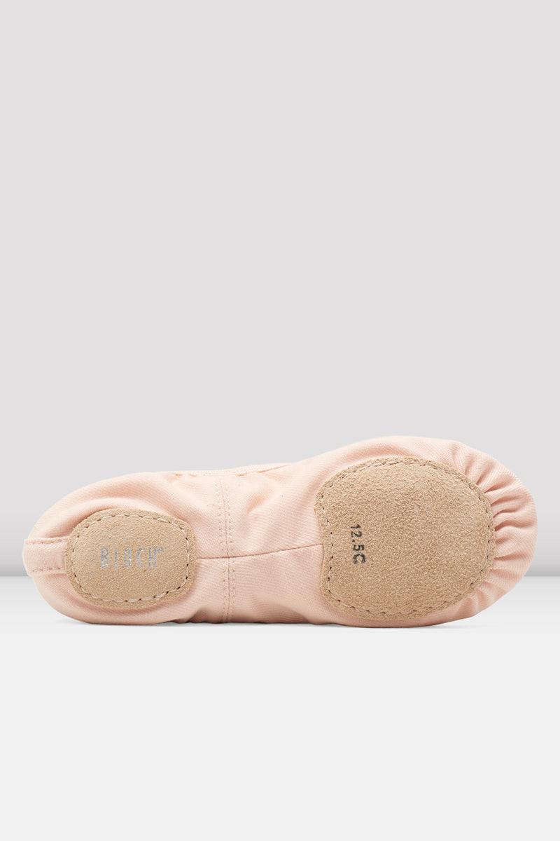 Childrens Performa Stretch Canvas Ballet Shoes - BLOCH US