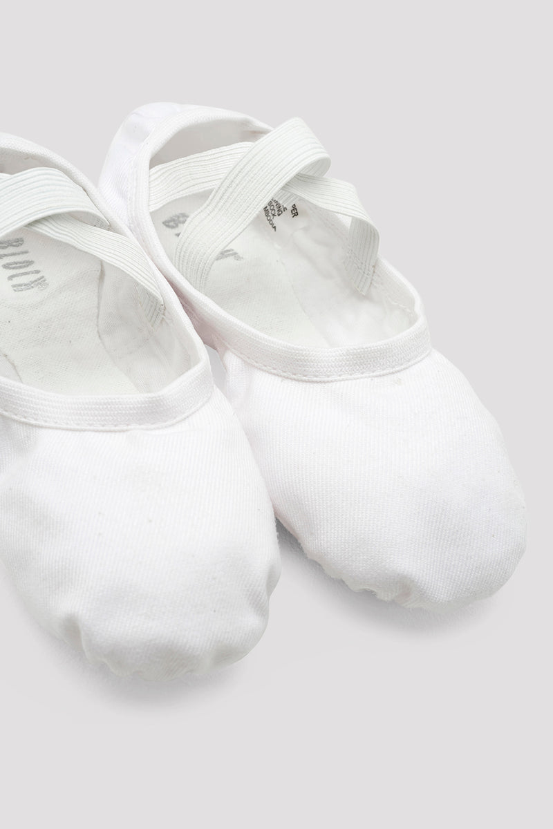 Childrens Performa Stretch Canvas Ballet Shoes - BLOCH US