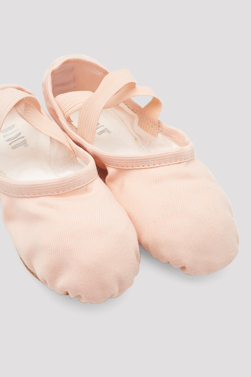 Childrens Performa Stretch Canvas Ballet Shoes - BLOCH US
