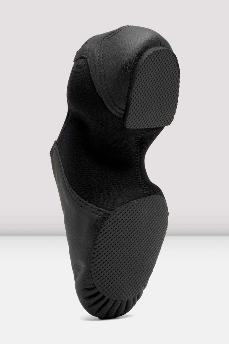 Childrens Spark Leather & Neoprene Jazz Shoes - BLOCH US