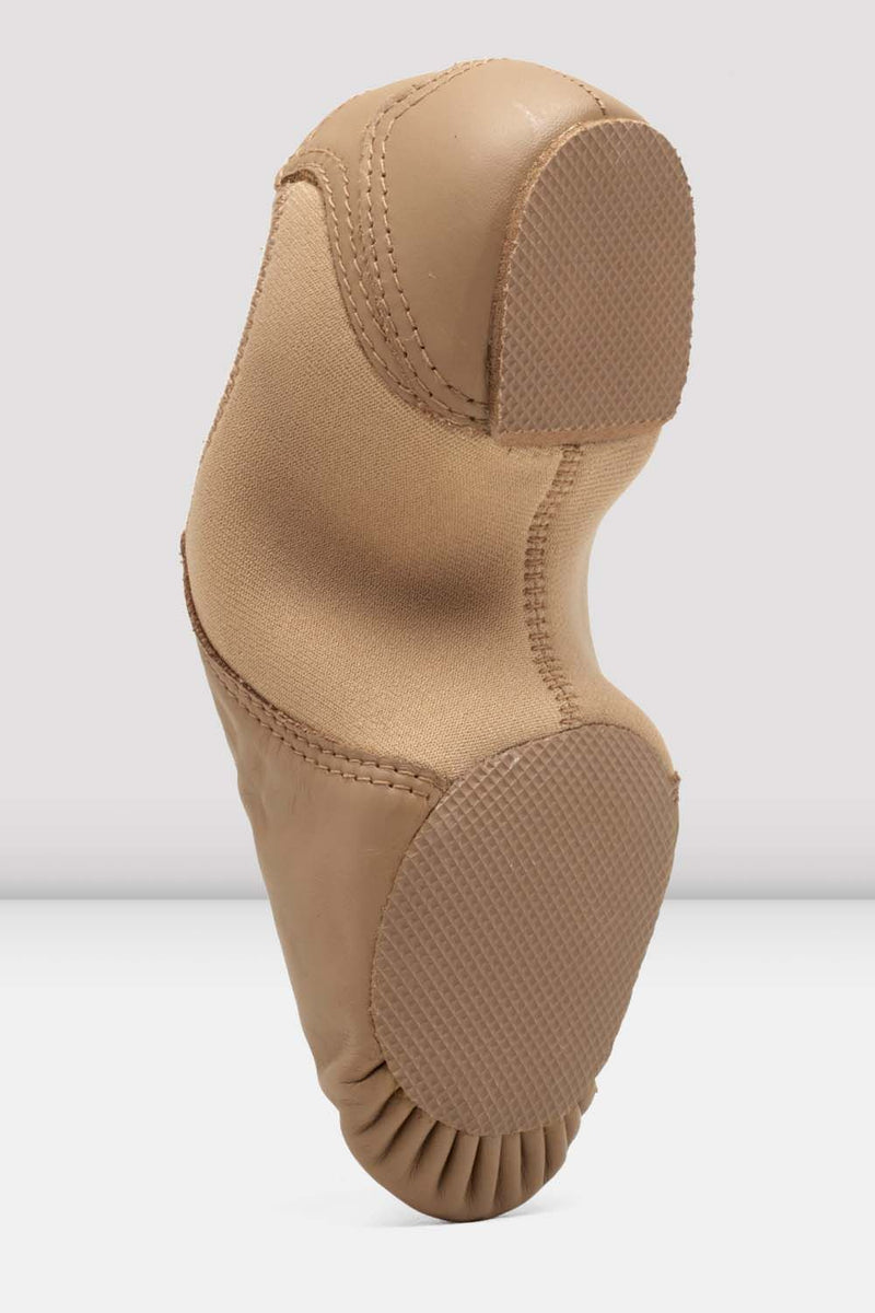Childrens Spark Leather & Neoprene Jazz Shoes - BLOCH US