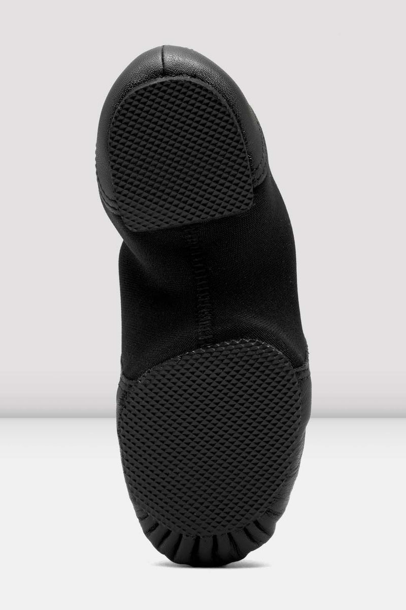 Childrens Spark Leather & Neoprene Jazz Shoes - BLOCH US