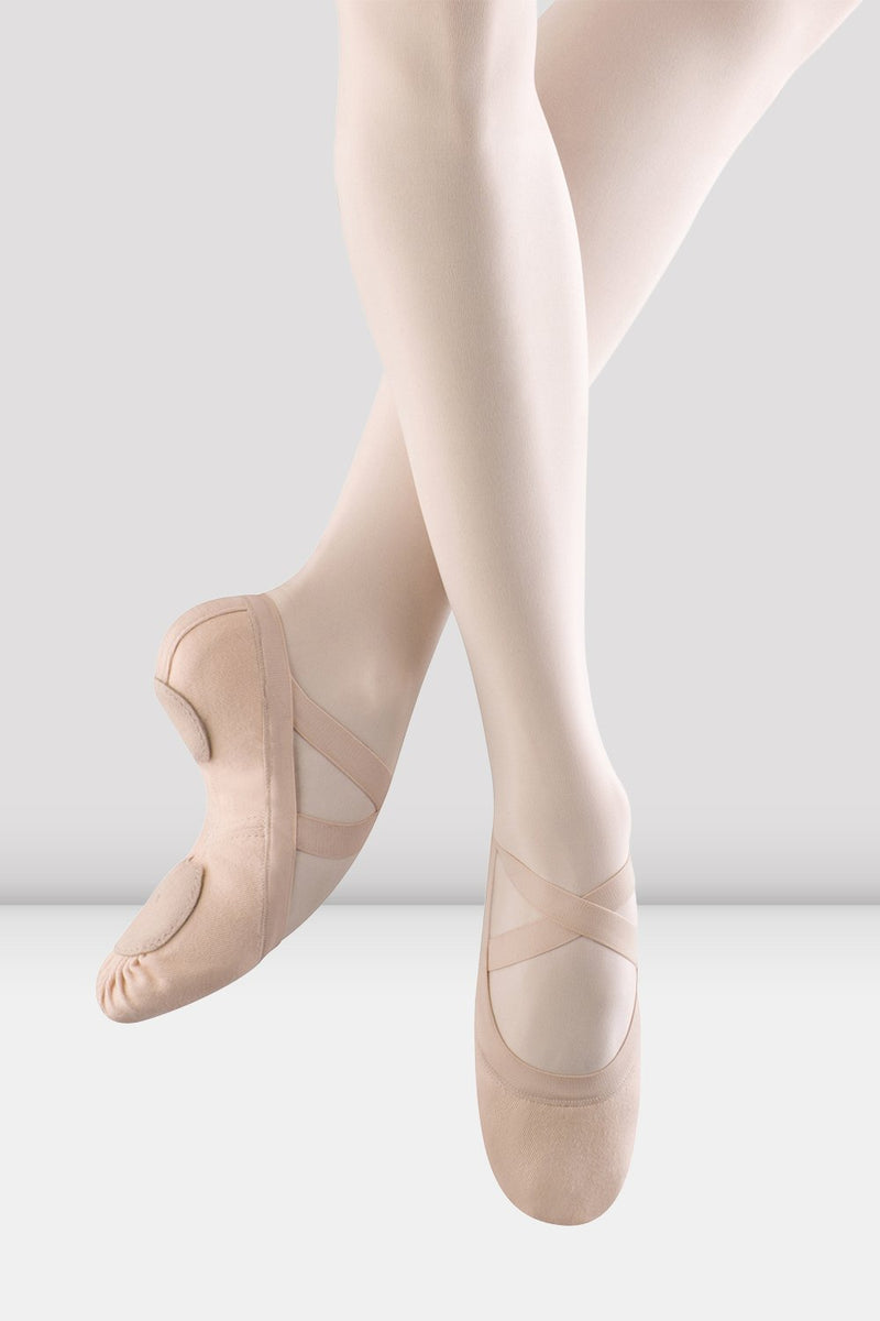 Childrens Synchrony Stretch Canvas Ballet Shoes - BLOCH US