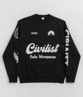 Civilist Fata Morgana Crewneck Sweatshirt in Black
